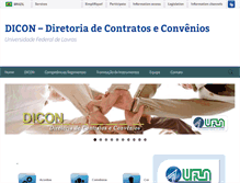 Tablet Screenshot of dicon.ufla.br