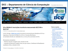Tablet Screenshot of dcc.ufla.br