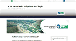 Desktop Screenshot of cpa.ufla.br