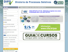 Tablet Screenshot of dips.ufla.br