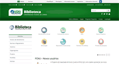 Desktop Screenshot of biblioteca.ufla.br