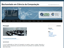 Tablet Screenshot of bcc.ufla.br
