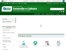 Tablet Screenshot of proec.ufla.br
