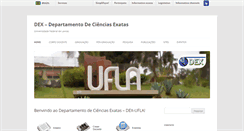 Desktop Screenshot of dex.ufla.br